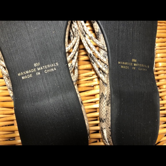 size 8 M CHICOS Ladies Embellished Sandals Cute! - Picture 8 of 8